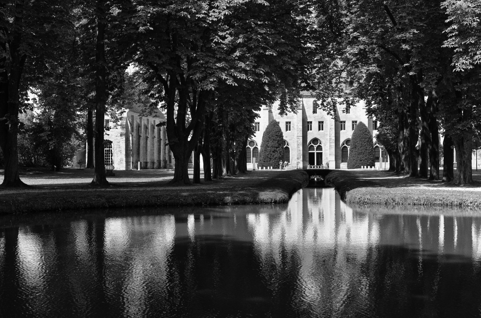 entrée principale de l'Abbaye de Royaumont